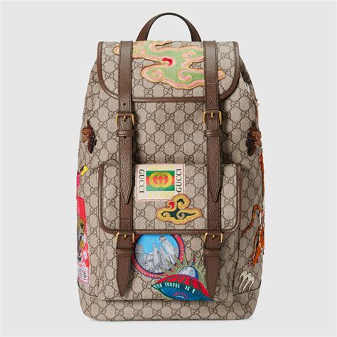 gucci courrier soft gg supreme backpack|Gucci Gg Supreme canvas backpack.